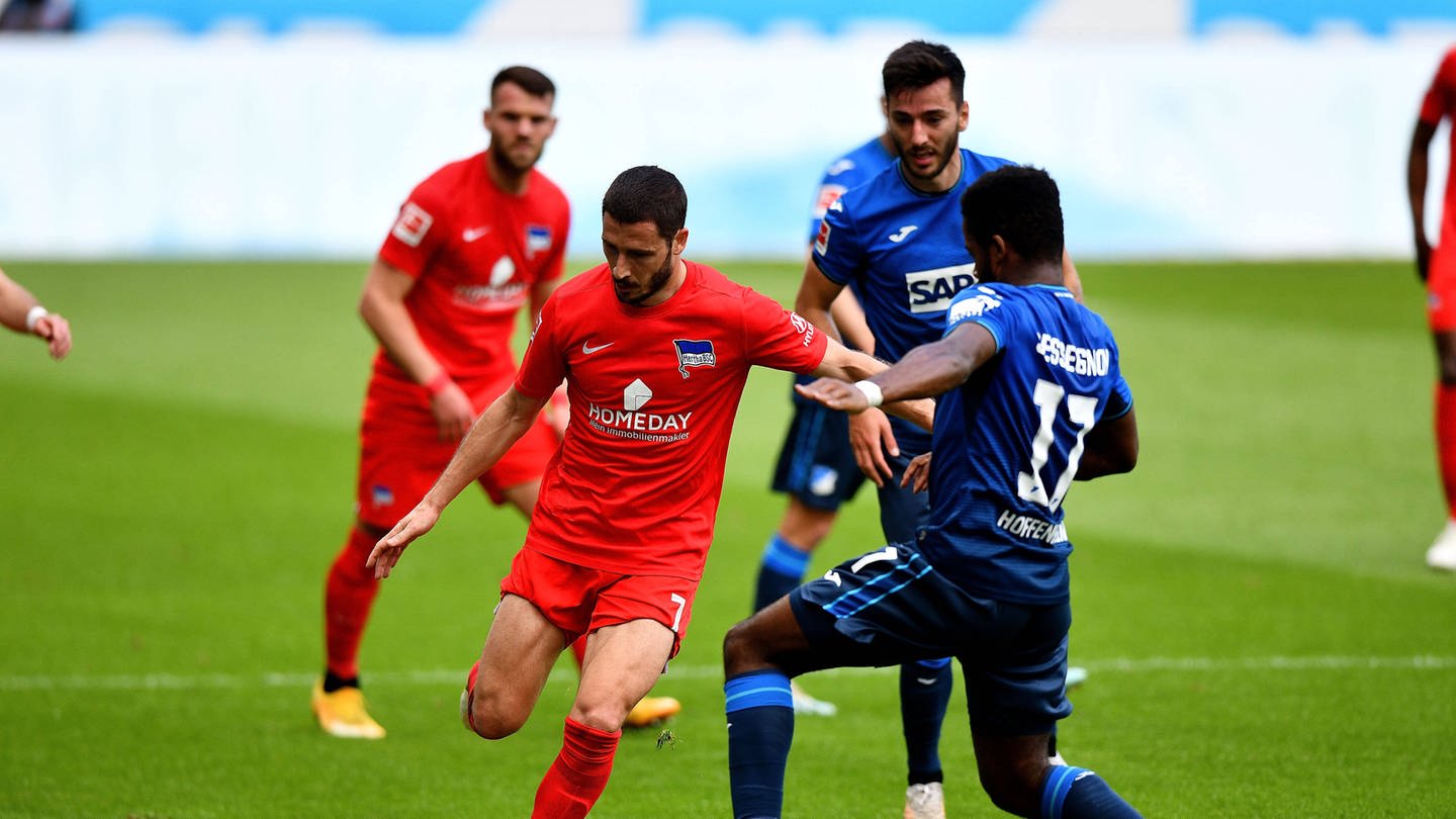 Hertha BSC lose 0-2 at Hoffenheim